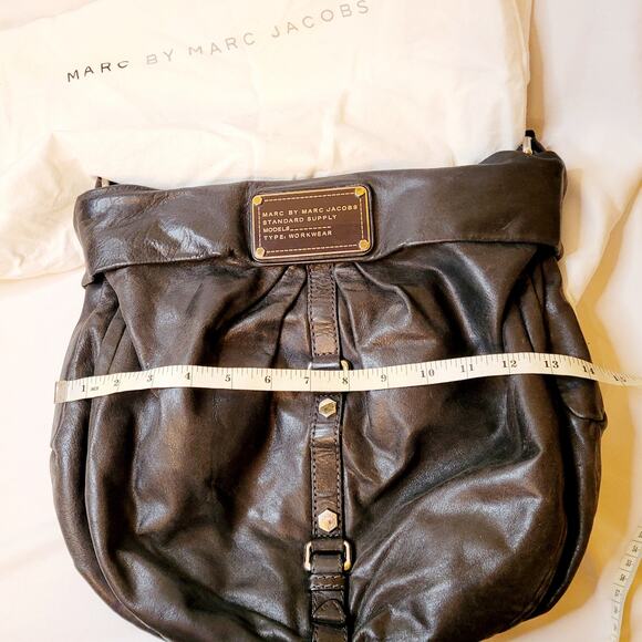 Marc by Marc Jacobs standard supply black leather large hobo bag - Picture 12 of 14